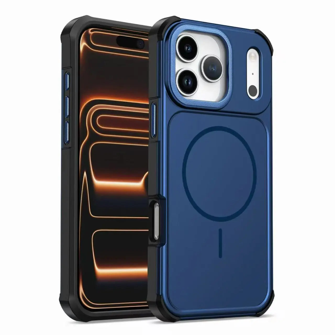 For MagSafe Phone Case For iPhone 17 16 15 14 13 12 11 Pro Max Plus 17e 16e Shockproof Heavy Duty Rugged Magnetic Matte Cover