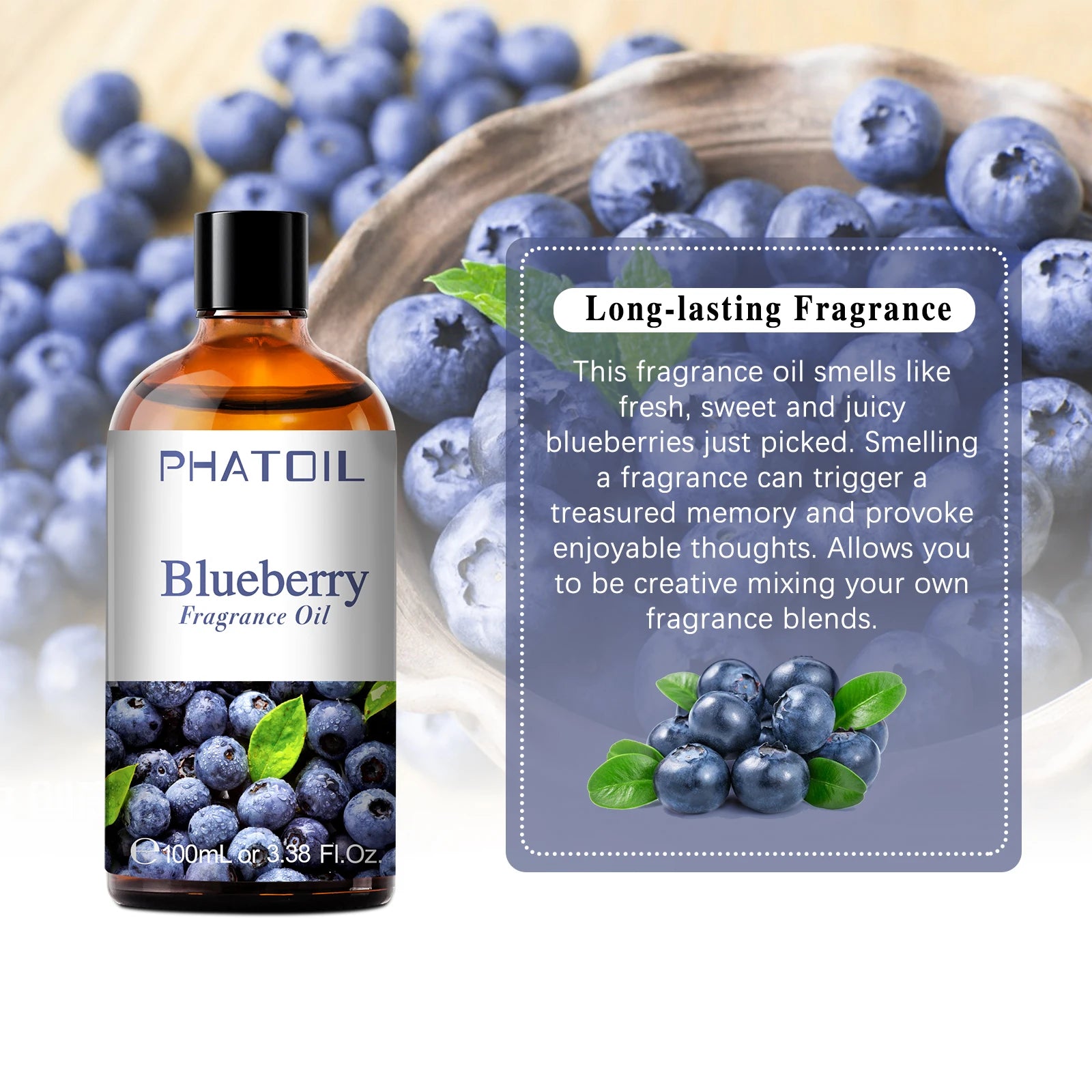 PHATOIL 100ml Aromatherapy Fragrance Oil Pure Essential Oils - Smarsty