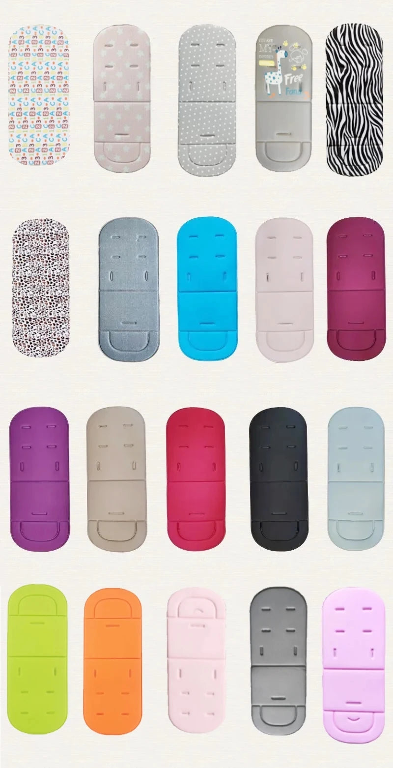 Stroller Seat Cushion Soft Baby Pushchair Car Cart High Chair Seat Trolley Cushions Kids Stroller Mattress Soft Pad Large Sizes by Smarsty