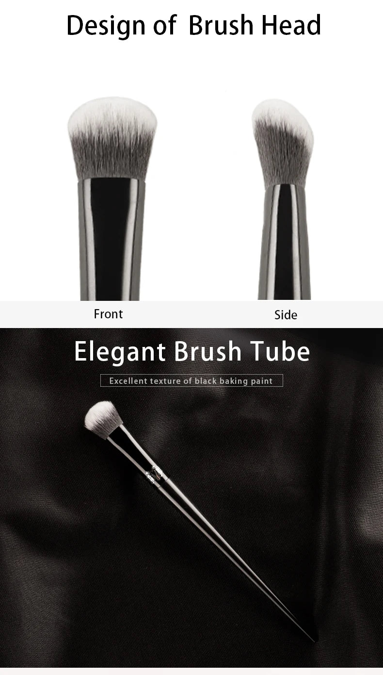 Kat Von D Soft Fiber Concealer Brush with Elegant Handle - Smarsty