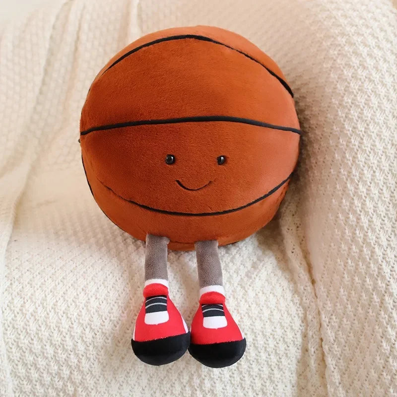 cm football doll, basketball plush toy, creative football doll, pillow, pet ball, dog and cat interactive toy - Smarsty