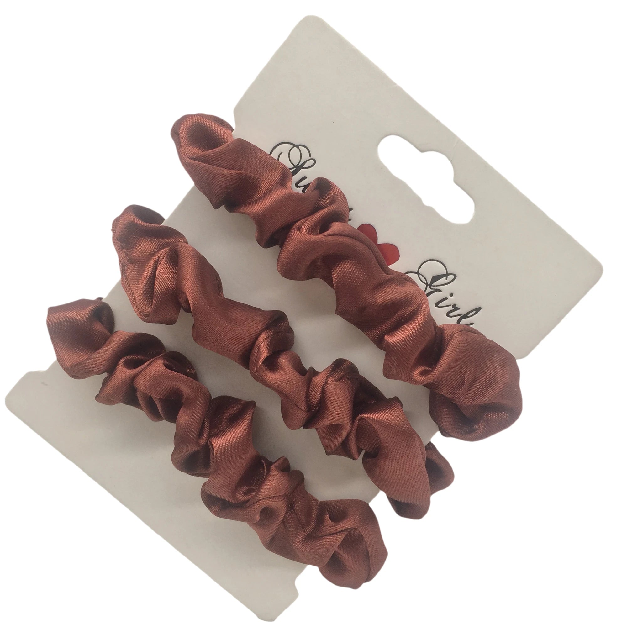 Silk Satin Scrunchies Set Gentle No Damage Hair Ties - Smarsty