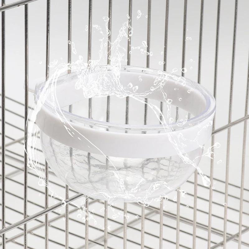 Detachable Plastic Bird Feeding Bowl with Convenient Hanging Design - Smarsty