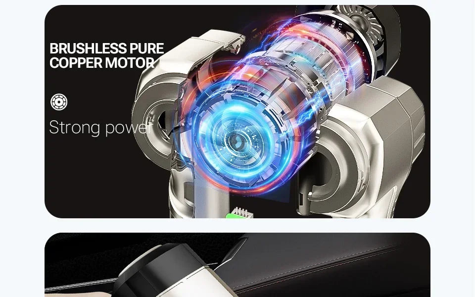 Cordless Car Vacuum Cleaner With Strong Suction Portable - Smarsty