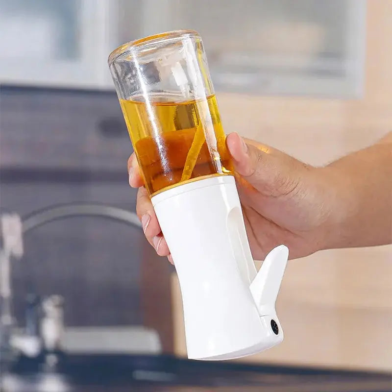 1pc 200ml/300ml Oil Spray Bottle Kitchen Cooking Olive Oil Dispenser Camping BBQ Baking Vinegar Soy Sauce Sprayer Containers by Smarsty