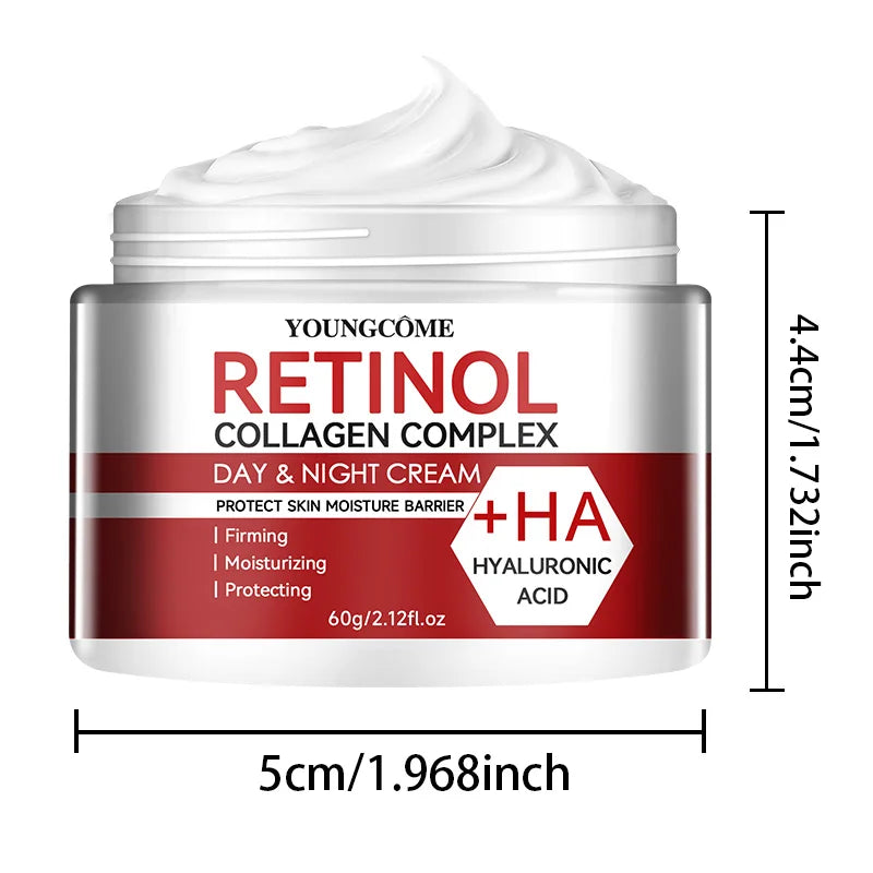 Retinol Collagen Facial Care Moisturizing Cream Deep Hydration Suitable for dry Aging Face Cream Moisturizing Skin Repair - Smarsty