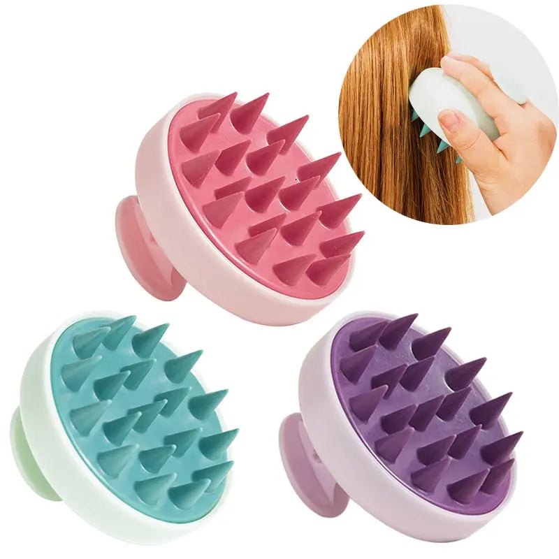 Silicone Scalp Massage Brush for Hair Washing - Smarsty