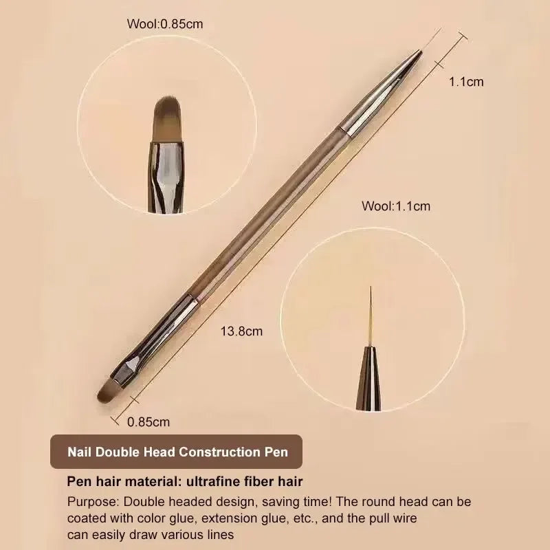 9PCS UV Gel Nail Brush Set for Creative Nail Art - Smarsty