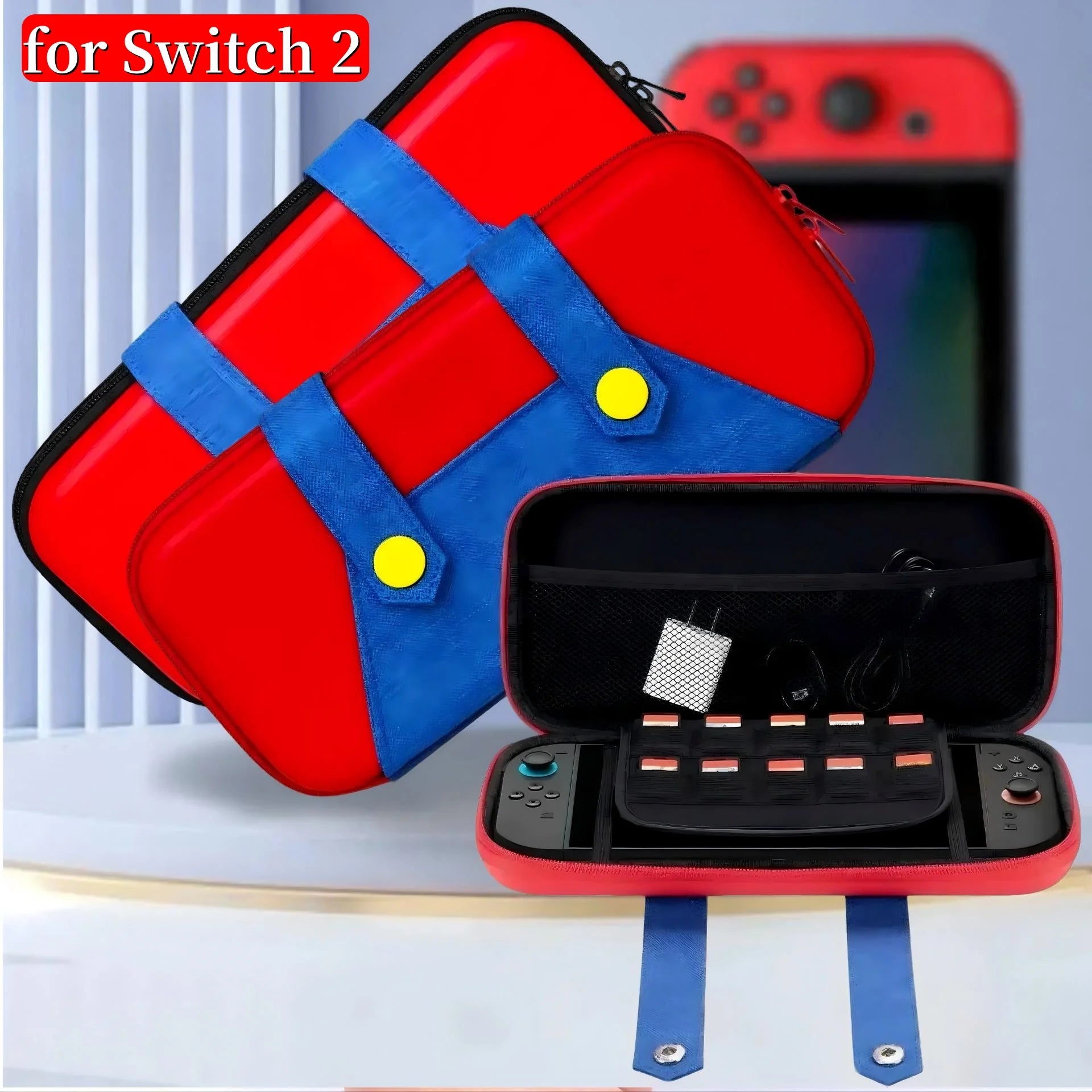 Waterproof Slim Travel Case for Switch 2 Accessories - Smarsty
