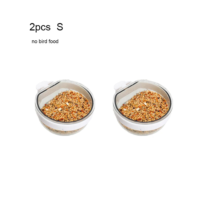 Detachable Plastic Bird Feeding Bowl with Convenient Hanging Design - Smarsty