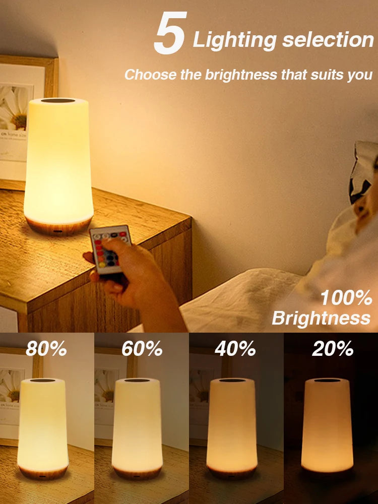 Color Changing LED Night Light with Remote Control - Smarsty