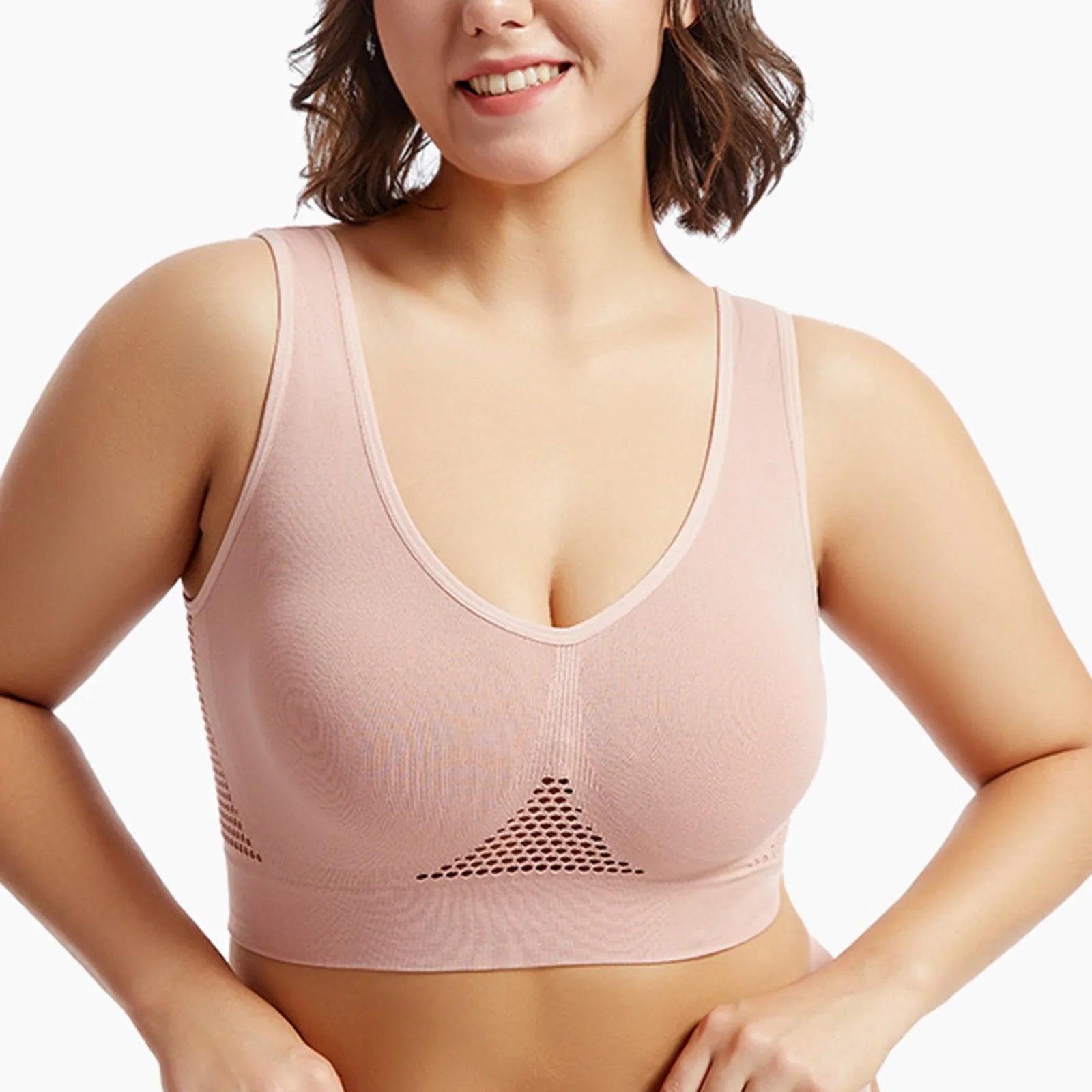 Beautiful Back Sports Bra Shockproof Running Fitness Anti-sagging Upper Collection Soft Support High-strength Women's Yoga Vest - Smarsty
