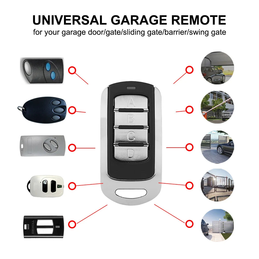 Universal Garage Door Remote Control Duplicator 4 in 1 - Smarsty