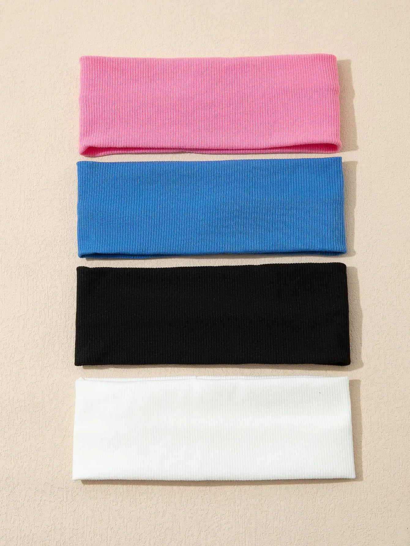 Women Elastic Hair Bands 4 Pack Soft Non Slip Headbands - Smarsty