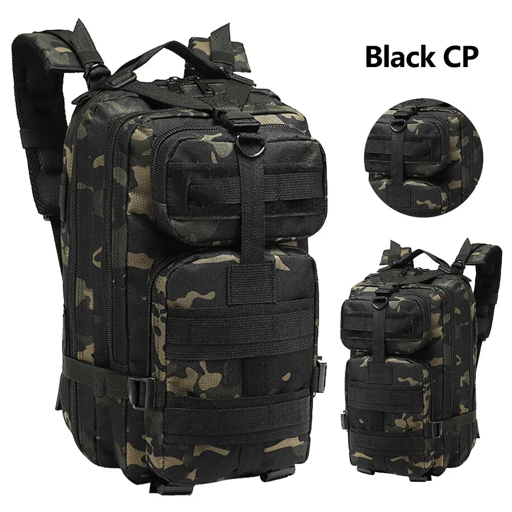 30L Tactical Backpack Assault Backpack Molle 3P Camping Hunting Backpacks Camo 3 Day Rucksack Men Hiking Outdoor Travel Backpack