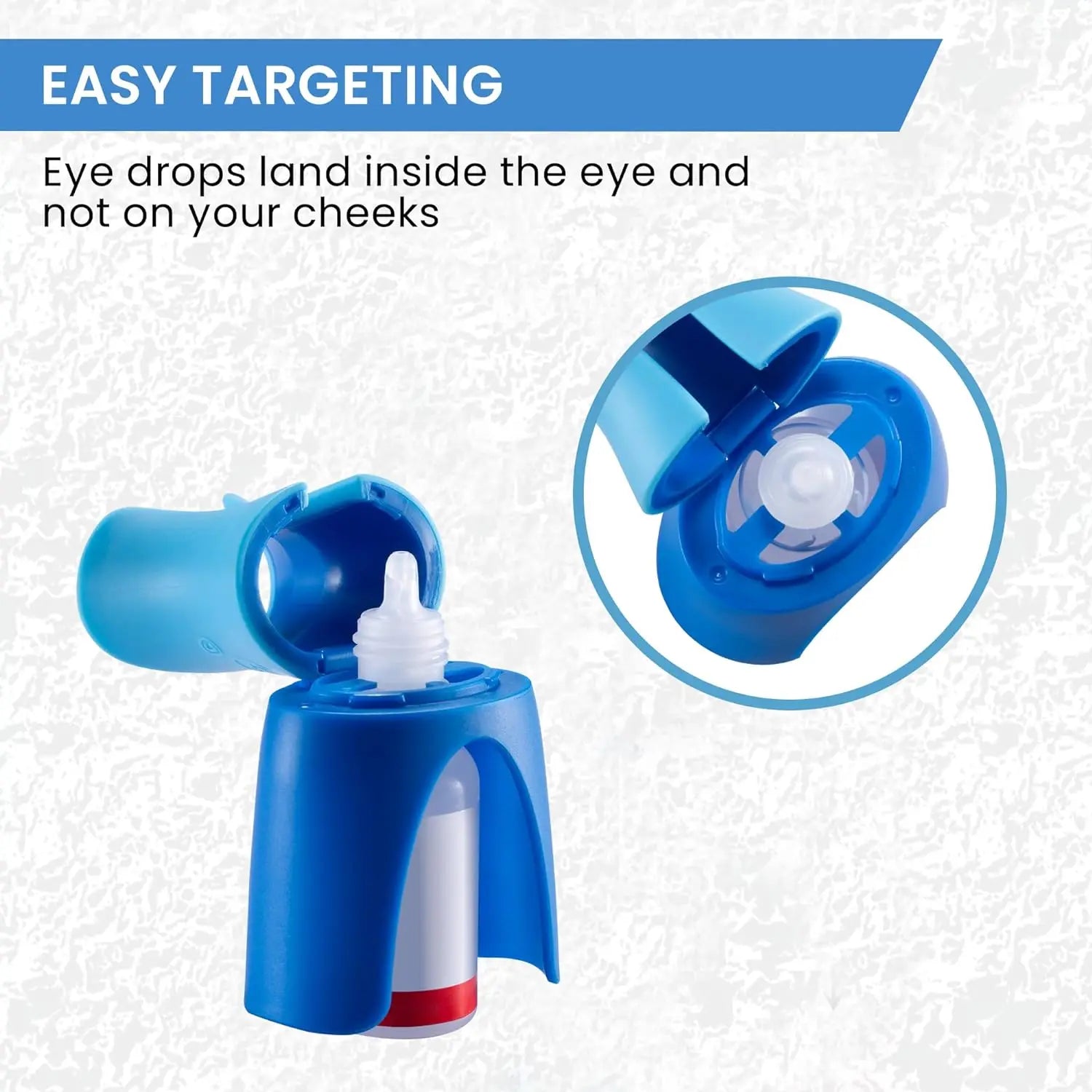 Reusable Eyedrop Holder for Safe and Easy Application - Smarsty