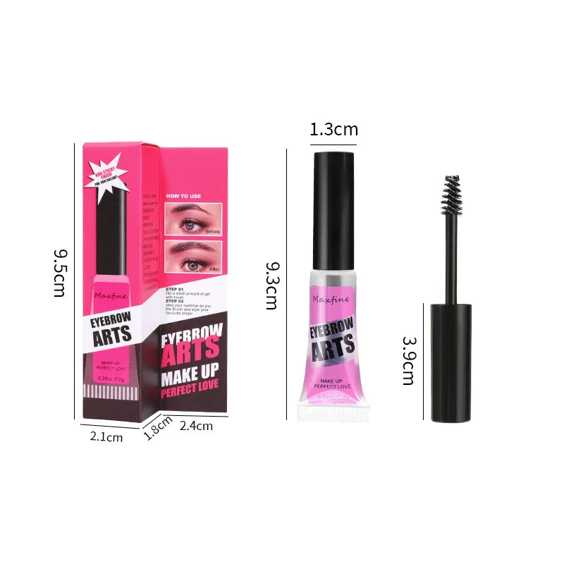 Maxfine Waterproof Eyebrow Gel for Long-Lasting Hold - Smarsty