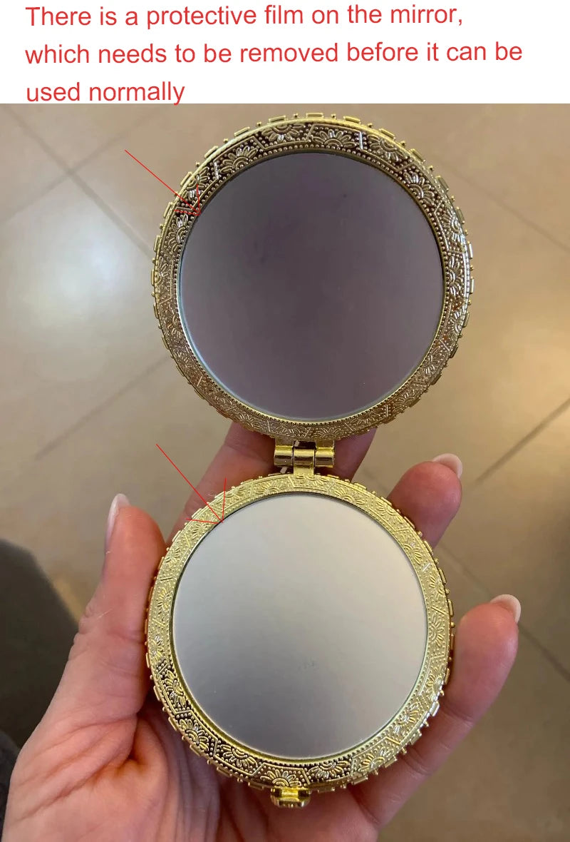 Portable Floral Makeup Mirror for Women Gifts - Smarsty