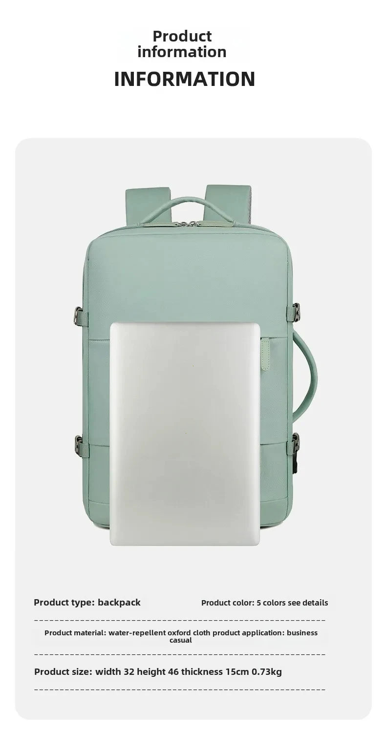 2025Men Women's Bag Large Capacity Journey Multifunction Backpack With Shoe Storage Multilayer Dry And Wet Separation Waterproof