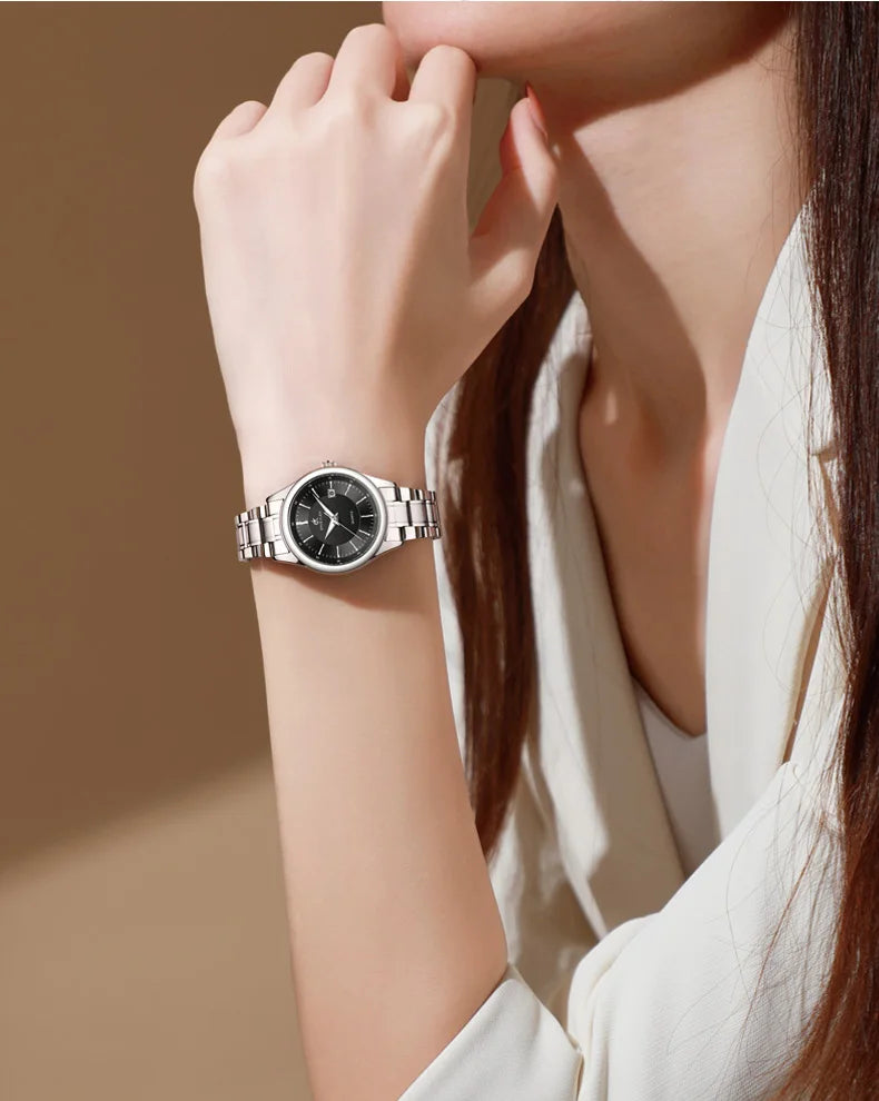 Elegant Waterproof Women's Watch with Luminous Display - Smarsty