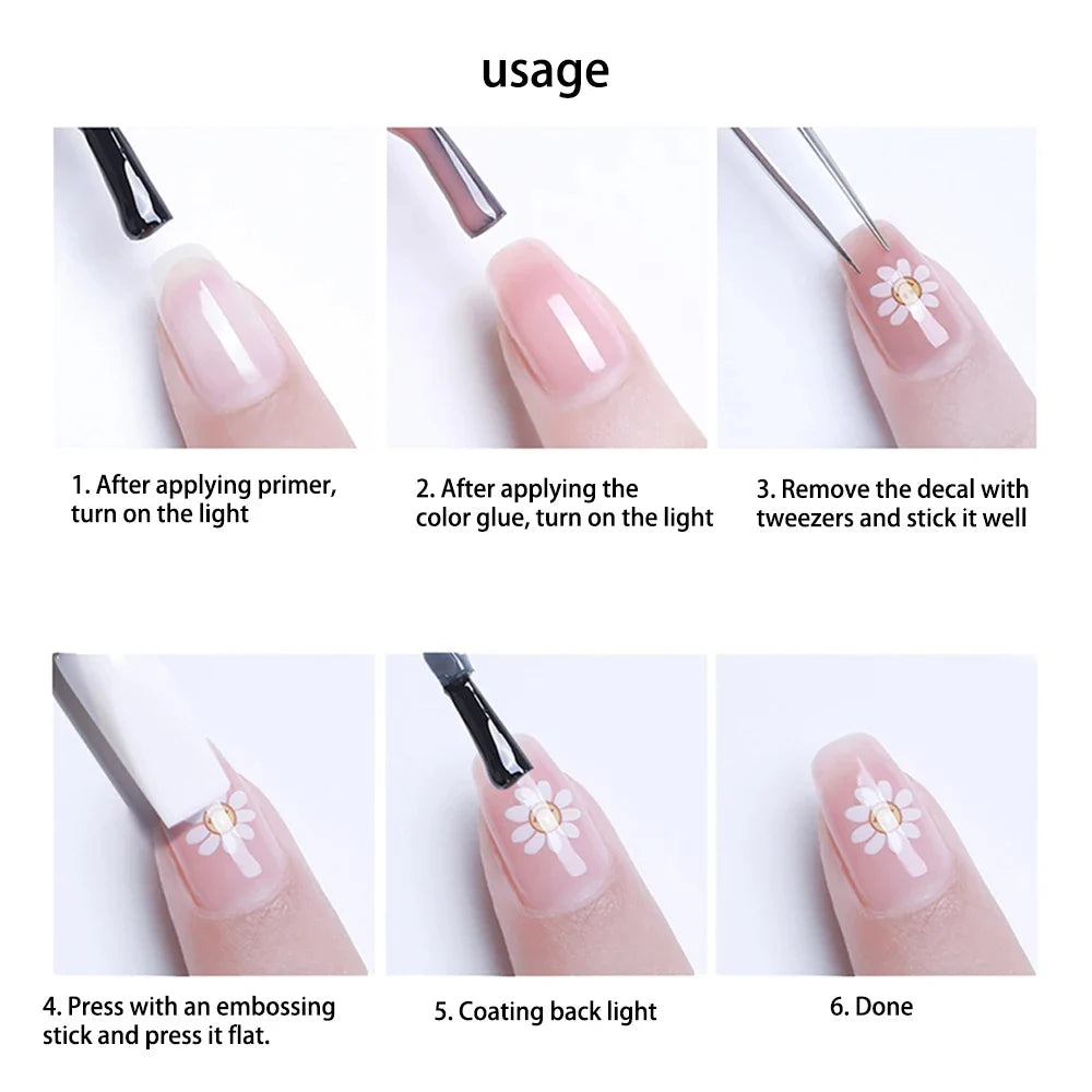 3D Kawaii Cartoon Nail Art Stickers for Manicure - Smarsty