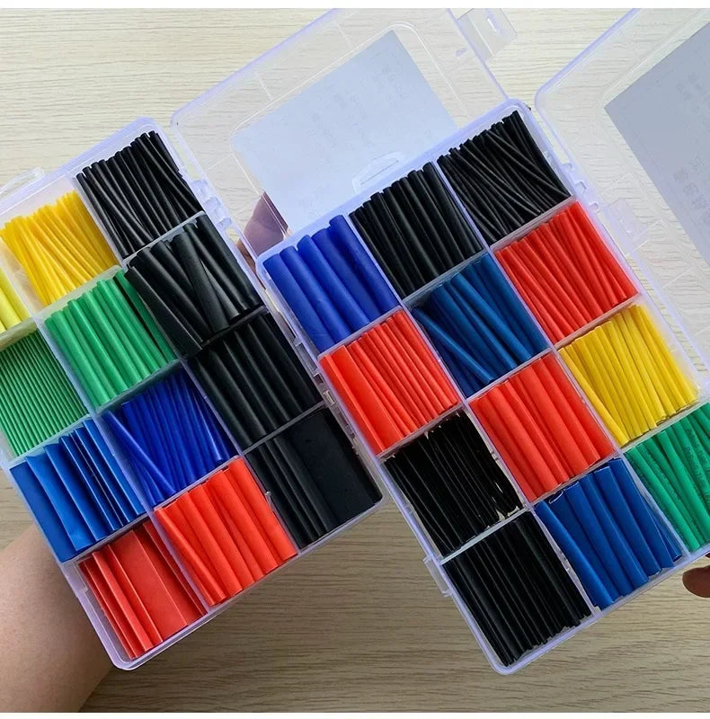 Heat Shrink Tube Kit Thermoresistant Tubing Heat Shrink Wire Wrapping Electrical Connection Cable Insulation Sleeved Protecter