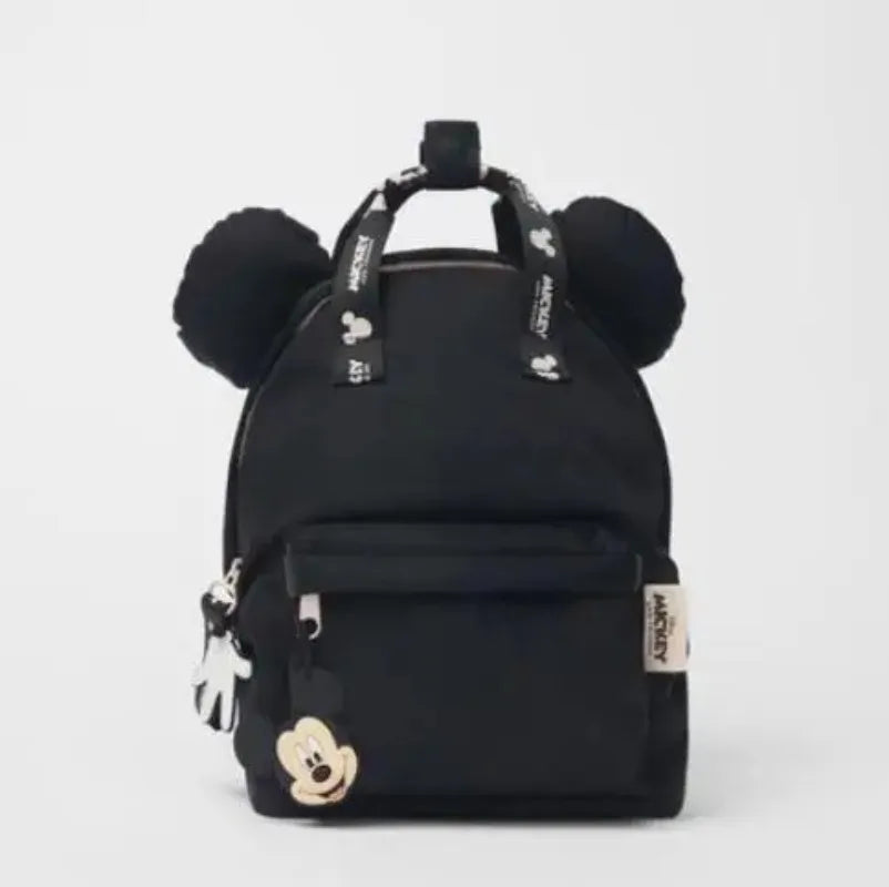 Mickey Mouse Canvas Backpack Large Capacity School Bag - Smarsty