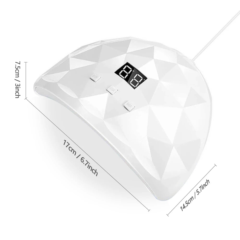 LULAA UV Nail Polish Lamp with Automatic Sensing Feature - Smarsty