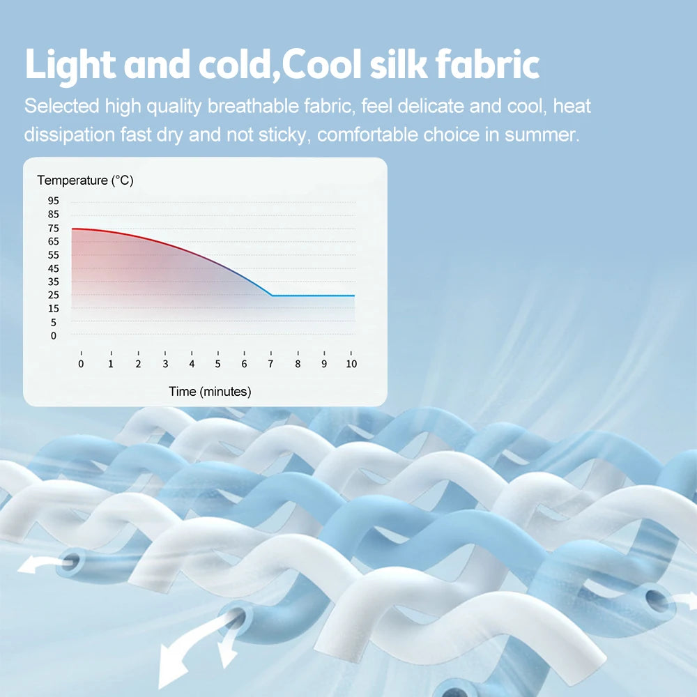 Ice Silk Car Seat Cover Cooling Cushion For Summer Comfort - Smarsty