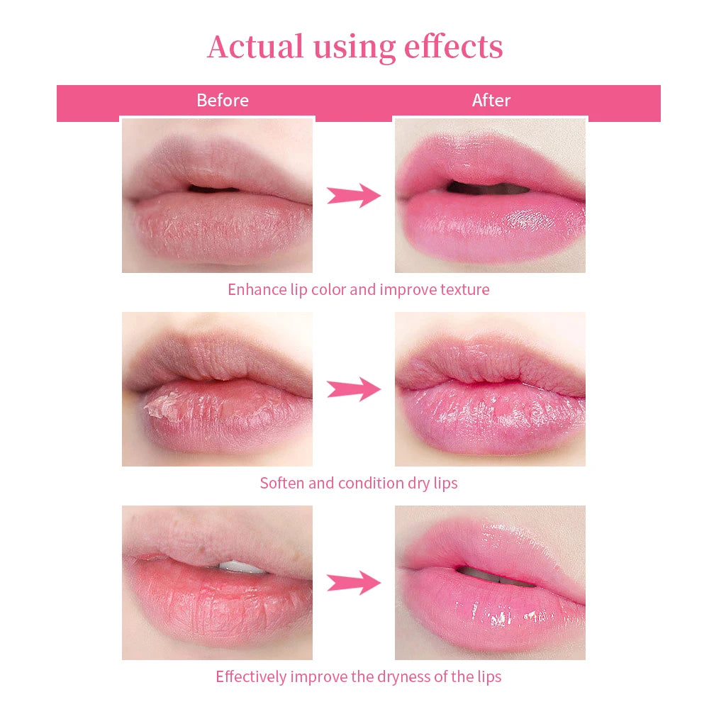 Pink Lip Serum Lotion for Moisturized and Smooth Lips - Smarsty