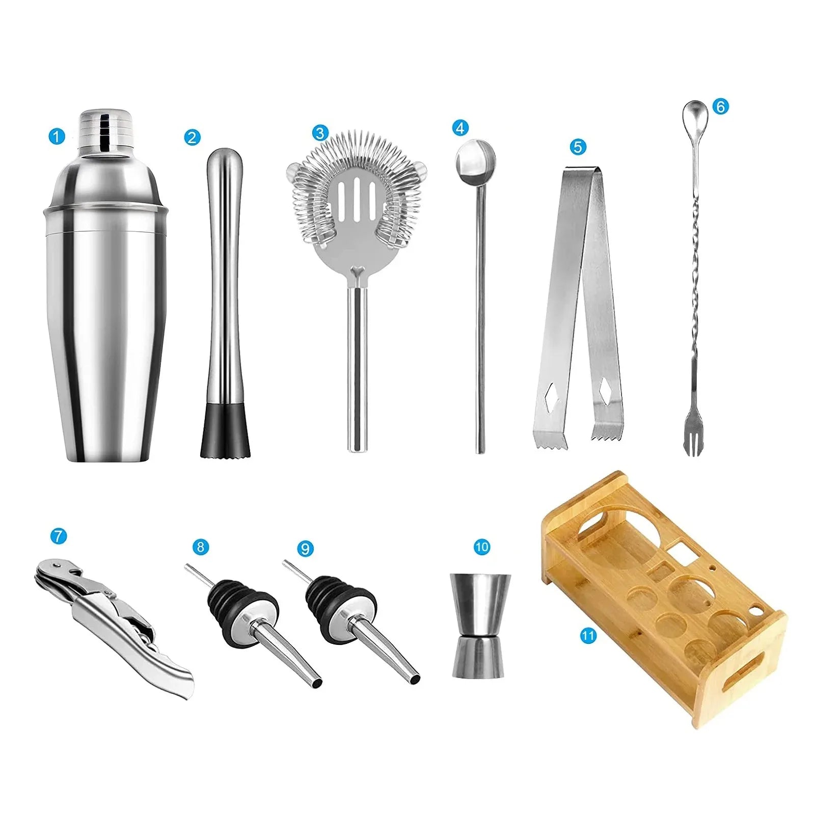 Stainless Steel Cocktail Shaker Set for Perfect Drinks - Smarsty
