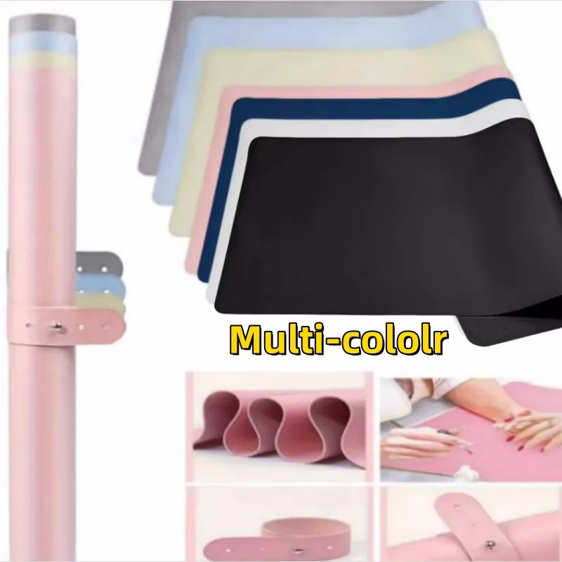 Soft Waterproof Nail Art Table Mat with Easy-Clean Design - Smarsty