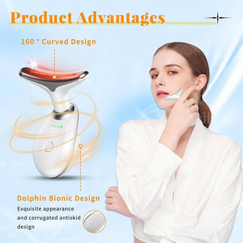 7 Colors Anti Wrinkle Facial Massager for Skin Tightening - Smarsty