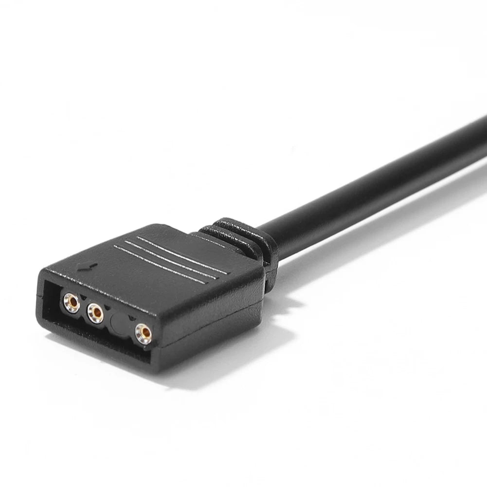 1/2PCS 5V 3 Pin / 12V 4 Pin 30cm Motherboard RGB Adapter Conversion Cable for PC Computer LED Light Strip SM Wire Line