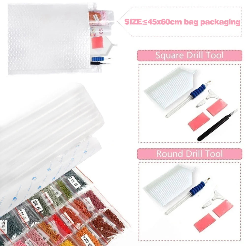 Full Diamond Painting Kit Scenic Tree Mosaic Art - Smarsty