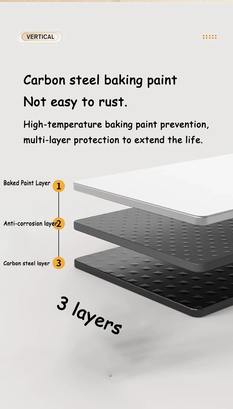 Telescopic Under Table Storage Rack Metal Cable Management Tray Home Office Desk Wire Organizer No Punching Storage Accessories by Smarsty