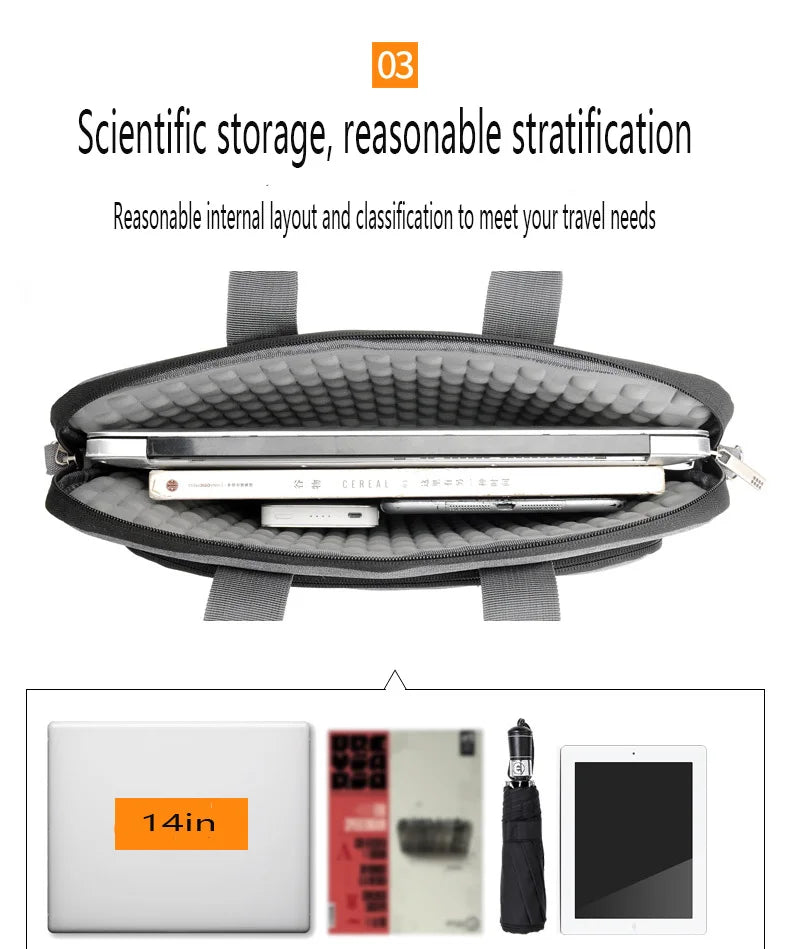 Waterproof Laptop Sleeve Case For 13 To 17 Inch Durable