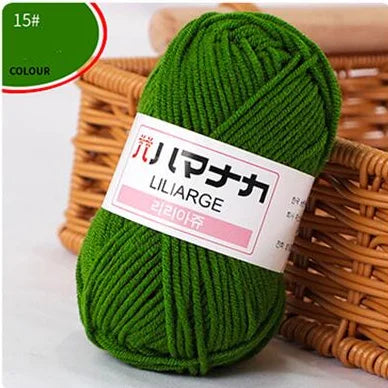Soft Cotton Knitting Yarn for DIY Baby Sweaters - Smarsty