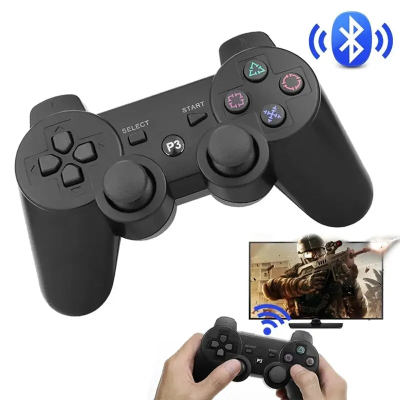 Wireless Bluetooth Gamepad Controller for PS3 with Dual Vibration - Smarsty