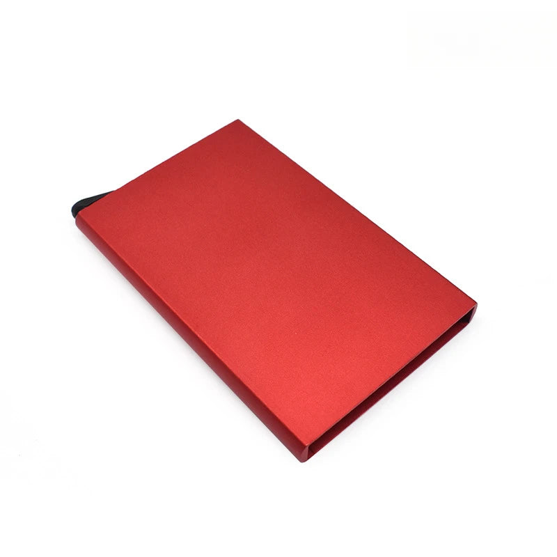 Rfid Credit Card Holder Men Thin Slim Mini Minimalist Wallets Luxury Metal Bank ID Cardholer Case Wallet for Men Carteras Choice