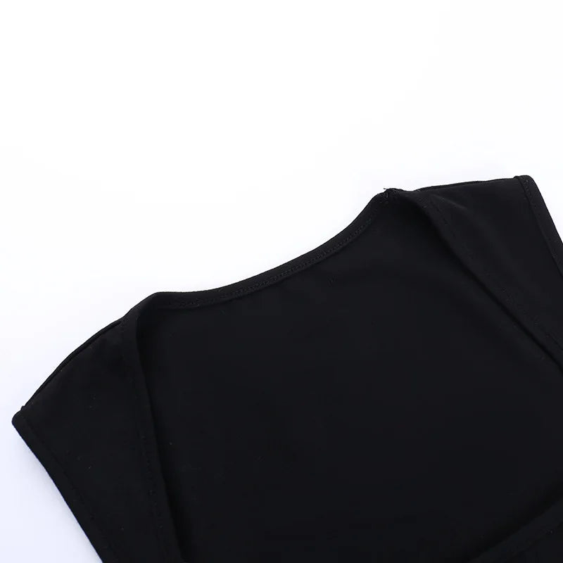 Y2K Women'S Bow Tie-Up Tank Tops Wide Shoulder Straps Bandage Camisole Sexy Low Cut Crop Tops Female Vest Tops - Smarsty