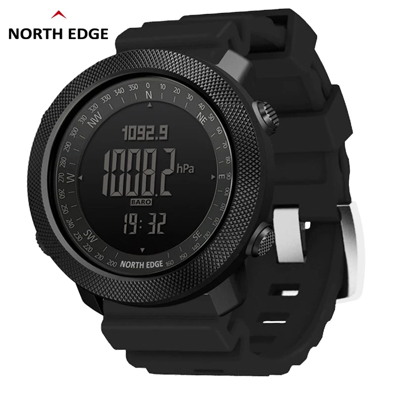 North Edge Men's Waterproof Digital Sports Watch with Altimeter - Smarsty