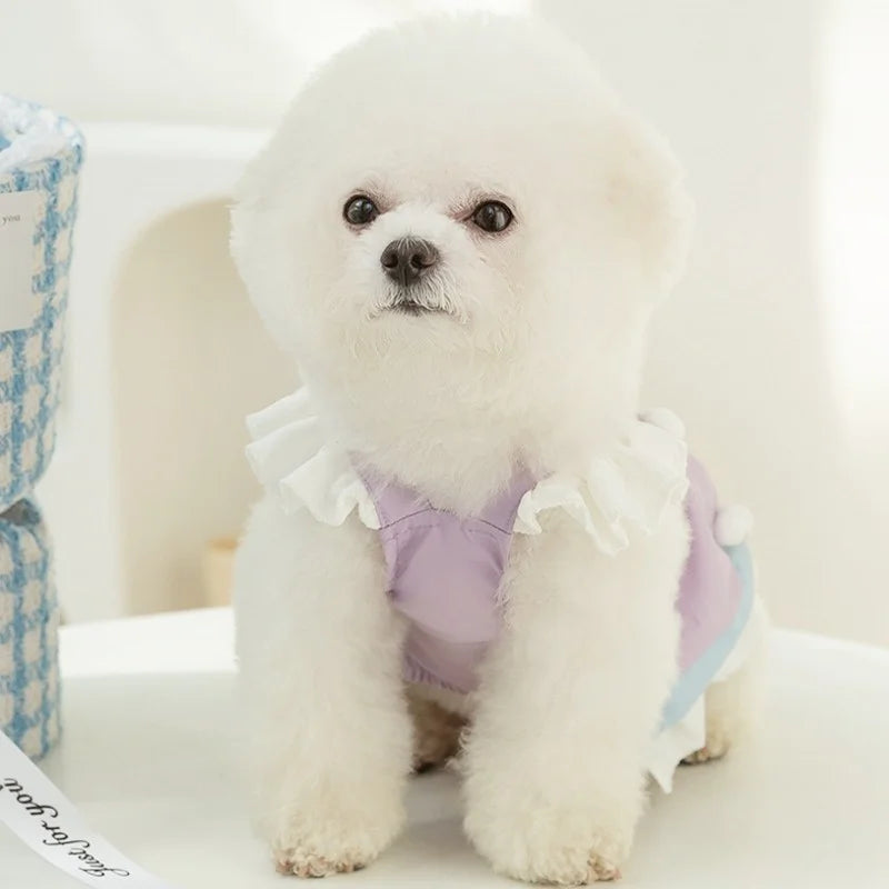 Summer Princess Dog Dress with Cute Bow for Stylish Pets - Smarsty