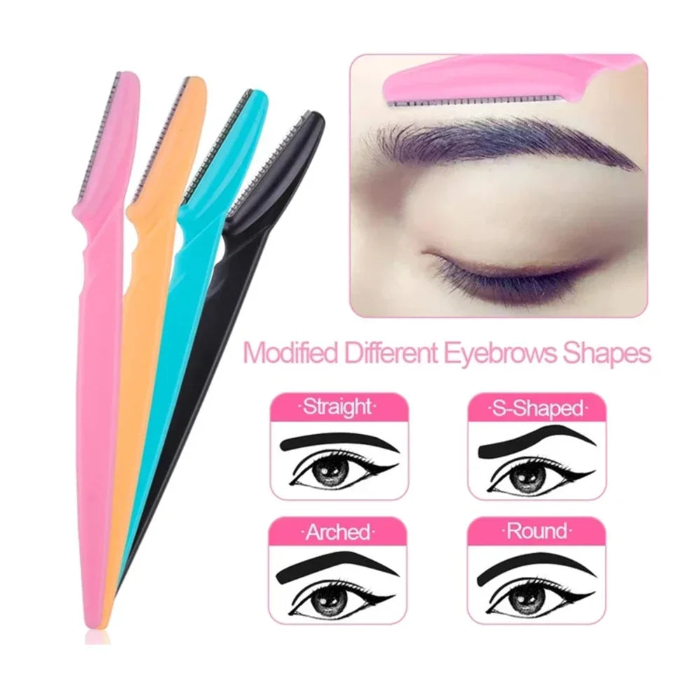 Eyebrow Razor Set with Precision Safety Covers - Smarsty