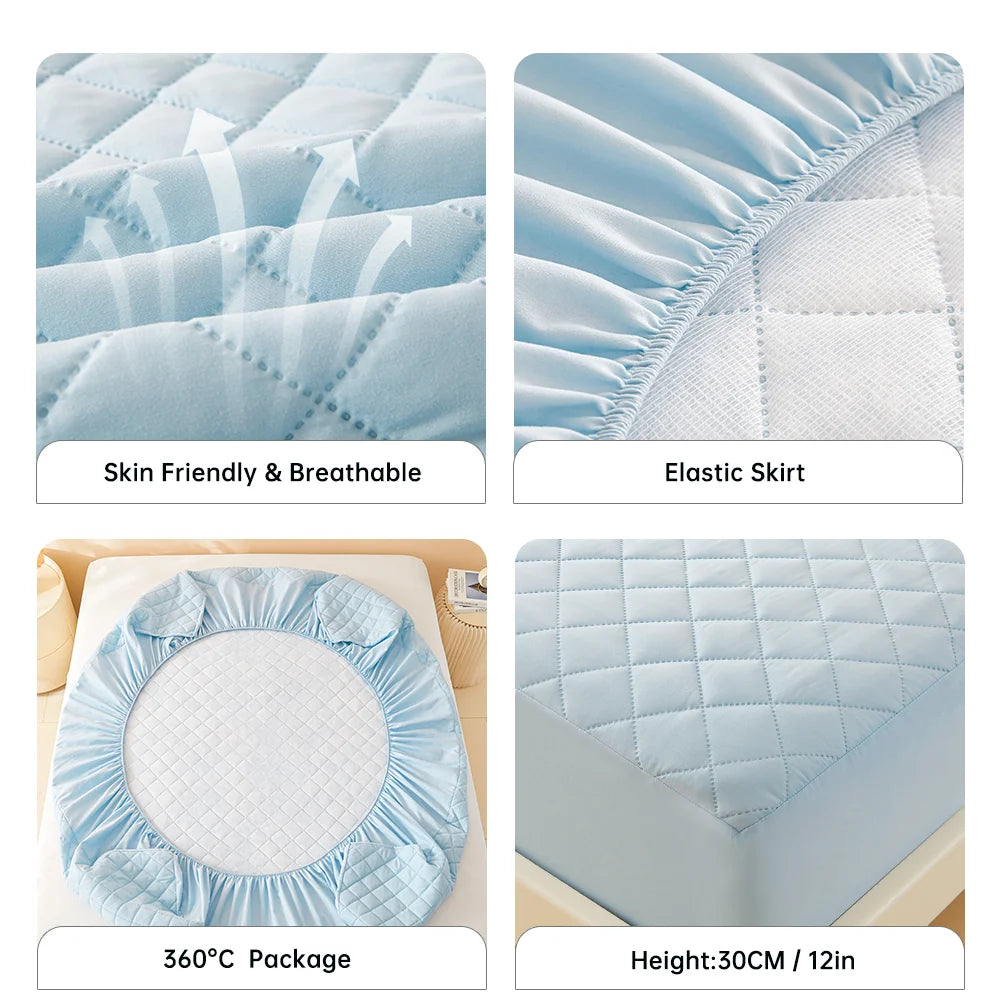 Waterproof 3D Air Fabric Mattress Cover Soft and Breathable - Smarsty