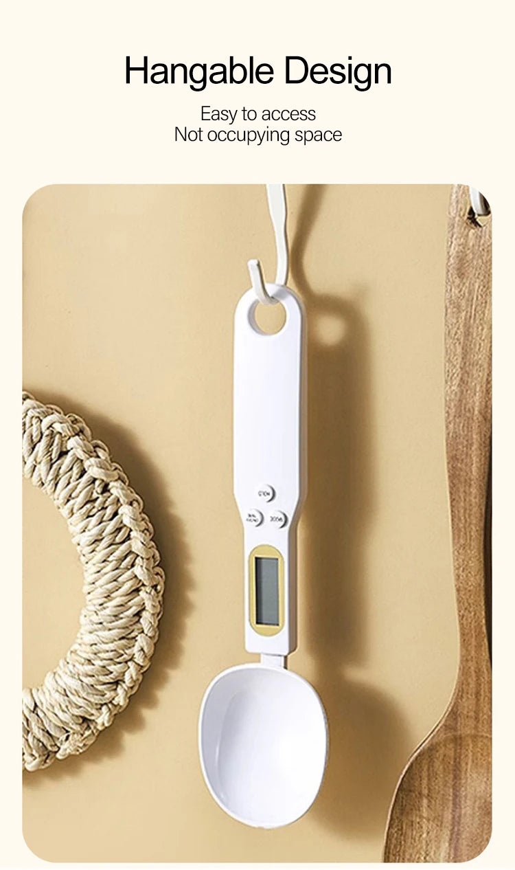 Digital Kitchen Scale Measuring Spoon with LED Display - Smarsty