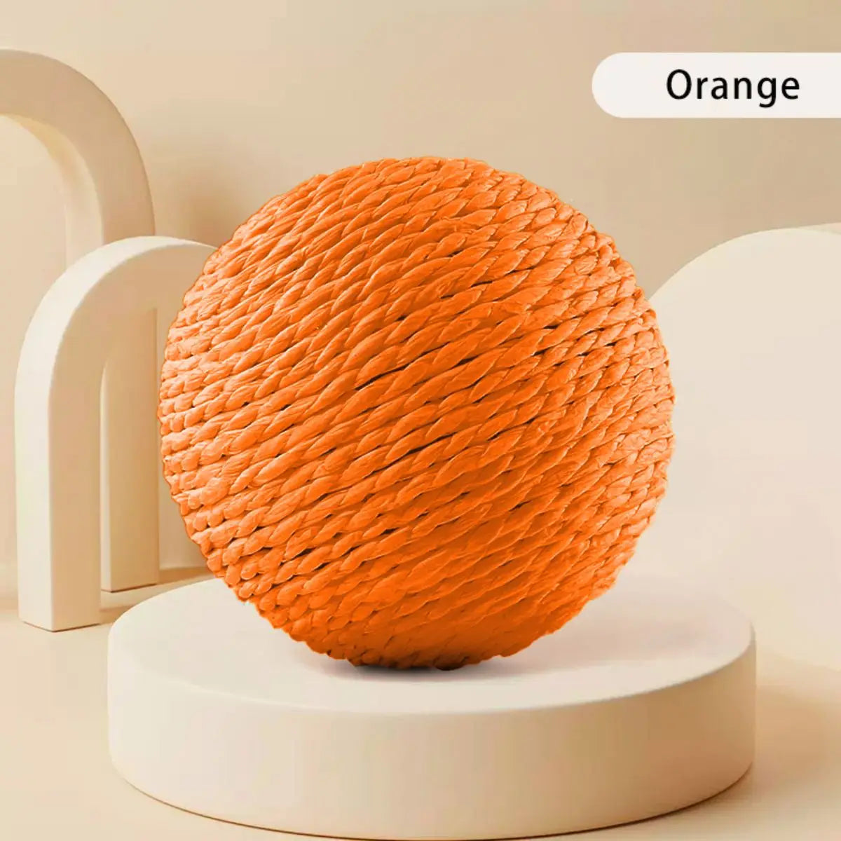 Interactive Sisal Cat Scratching Ball Toy for Dental Care - Smarsty