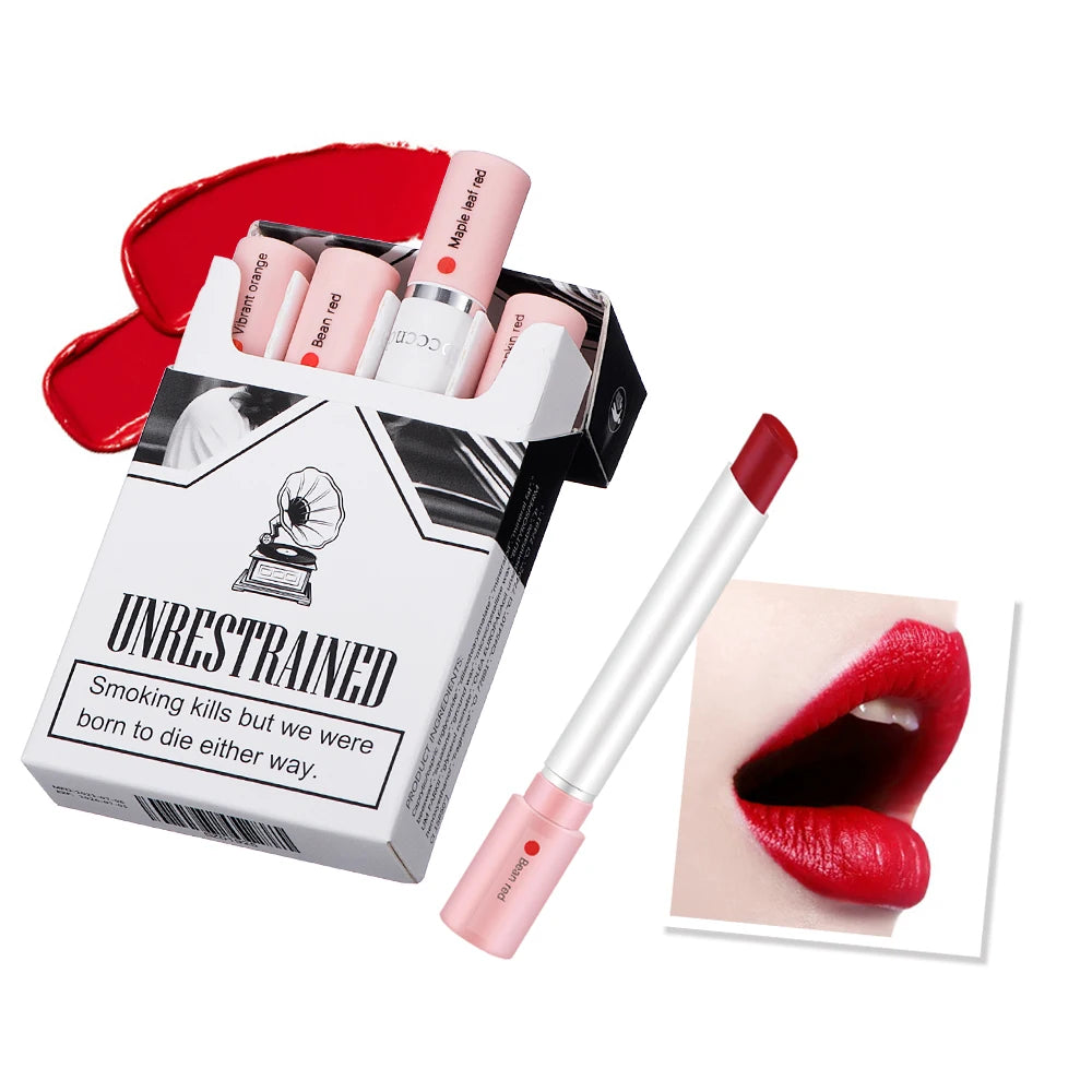 Long Lasting Matte Lipstick Set Waterproof Lip Gloss - Smarsty