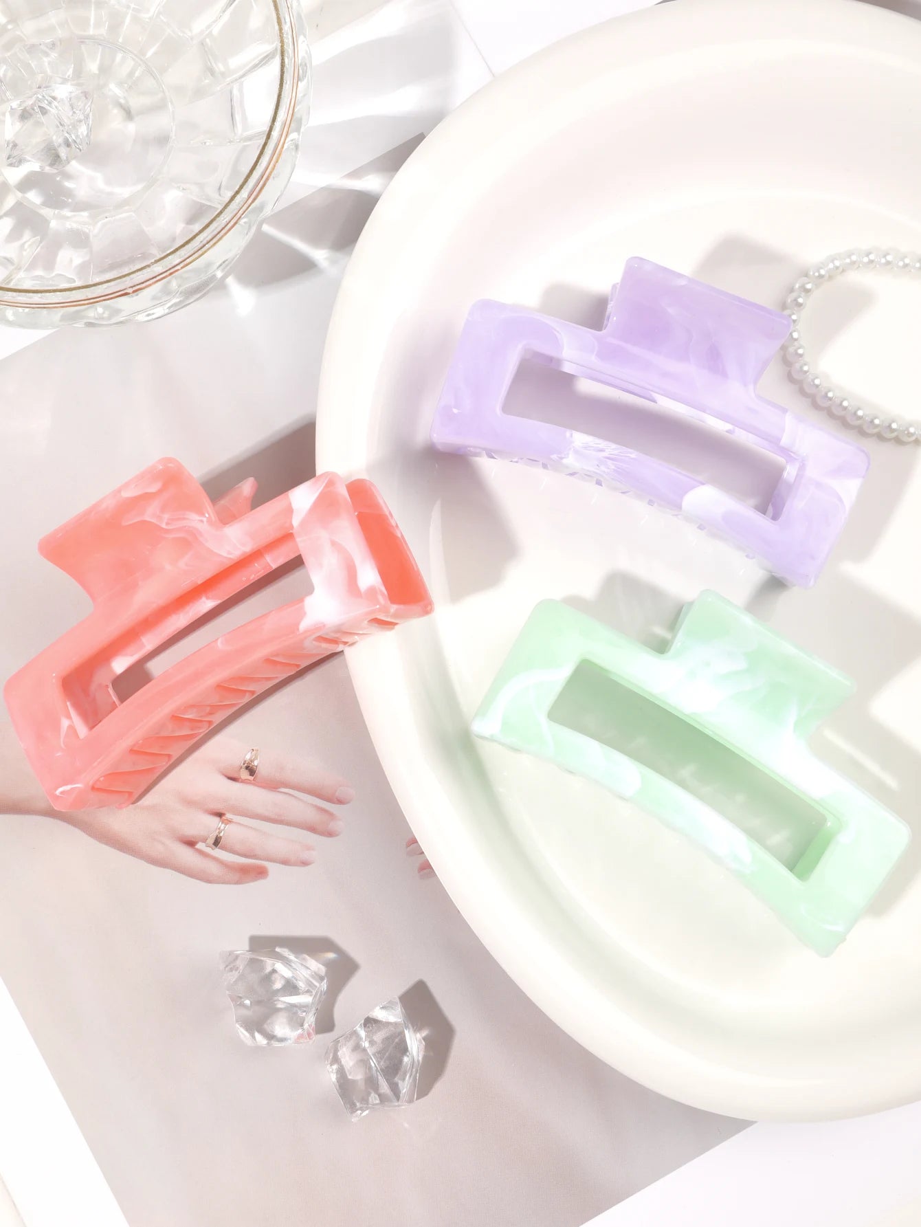 Hair Claw Clips Strong Hold Nonslip For Thick Hair - Smarsty
