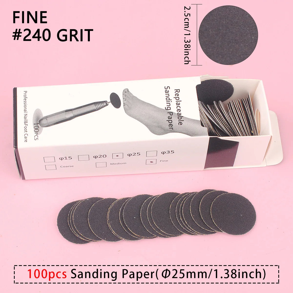 Professional Replaceable Sanding Paper for Foot Care - Smarsty